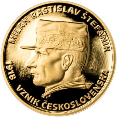 Náhled Averzní strany - 100. výročí vzniku ČSR - M. R. Štefánik - proof