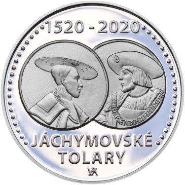 Náhled Averzní strany - 2020 Proof - 200 Kč Zahájení ražby jáchymovských tolarů