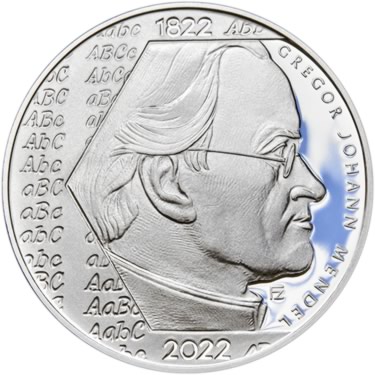 Náhled Reverzní strany - 2022 Proof - 200 Kč Gregor Mendel