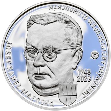 Náhled Reverzní strany - 2023 Proof - 200 Kč Josef Karel Matocha jmenován arcibiskupem olomouckým