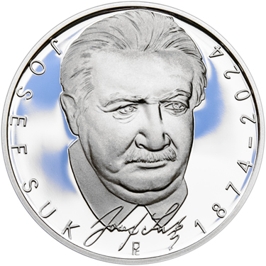 Náhled Reverzní strany - 2024 Proof - 200 Kč Josef Suk