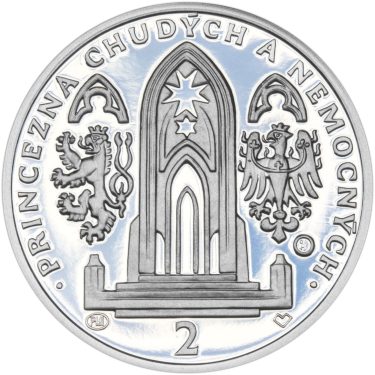 Náhled Reverzní strany - 2017 - Proof - Svatoanežské dukáty - 2 dukát Ag