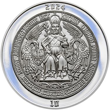 Náhled Reverzní strany - 2024 - Proof - Karel IV - 10 dukát Ag