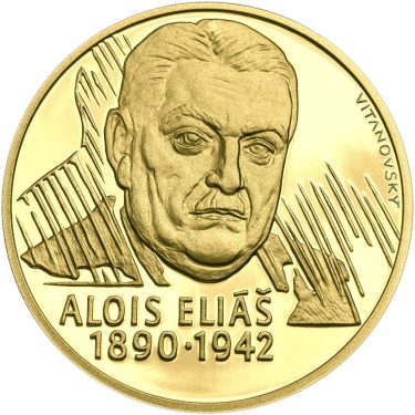 Náhled Averzní strany - Alois Eliáš - 1/2 Oz zlato Proof