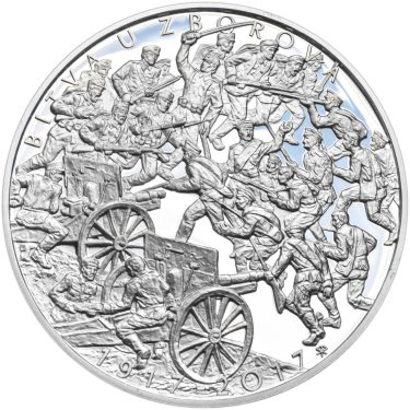 Náhled Averzní strany - 2017 Proof - 500 Kč Bitva u Zborova