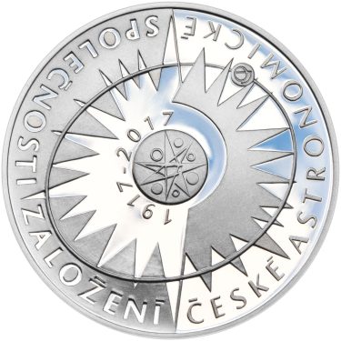 Náhled Averzní strany - 2017 Proof - 200 Kč Založení České astronomické společnosti