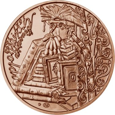 Náhled Averzní strany - Giuseppe Arcimboldo -  1 Oz Měď b.k.