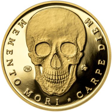 Náhled Averzní strany - Kostnice Sedlec - Memento Mori - zlato Proof