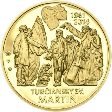 Náhled Reverzní strany - Výročie Memoranda národa slovenského - 1 Oz zlato b.k.