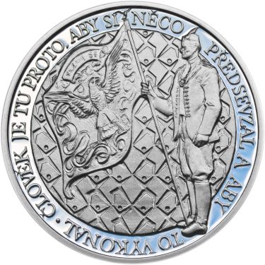 Náhled Reverzní strany - Miroslav Tyrš - 1 Oz stříbro Proof