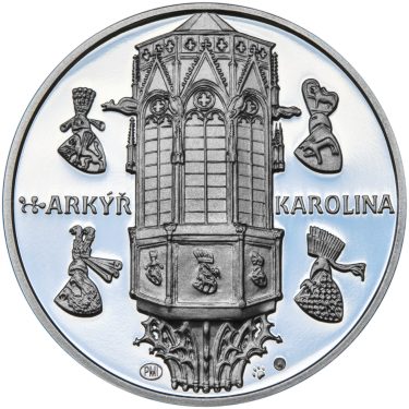 Náhled Reverzní strany - Petr Parléř - 1 Oz stříbro Proof