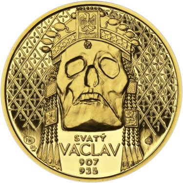 Náhled Averzní strany - Relikvie sv. Václava - II. -  1/2 Oz zlato Proof