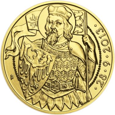 Náhled Reverzní strany - Relikvie sv. Václava - I. -  1 Oz zlato b.k.