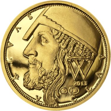 Náhled Averzní strany - 2013 - Proof - Svatováclavské dukáty - 2 dukát Au