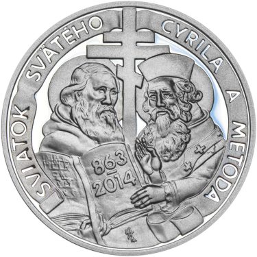 Náhled Averzní strany - Sviatok svätého Cyrila a Metoda - 1 Oz stříbro Proof