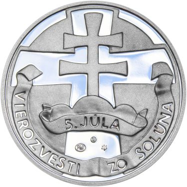 Náhled Reverzní strany - Sviatok svätého Cyrila a Metoda - 1 Oz stříbro Proof