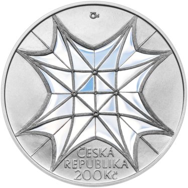 Náhled Reverzní strany - 2017 Proof - 200 Kč Vysvěcení kaple sv. Václava v katedrále sv. Víta