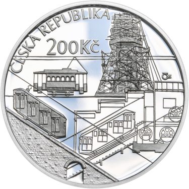 Náhled Reverzní strany - 2016 Proof - 200 Kč Zemská jubilejní výstava v Praze