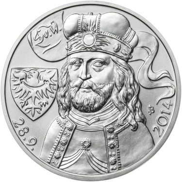 Náhled Reverzní strany - Relikvie sv. Václava - vzor 2 - 1 Oz Ag REVERSE Proof