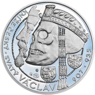 Náhled Averzní strany - Relikvie sv. Václava - I. - 1 Oz Ag Proof